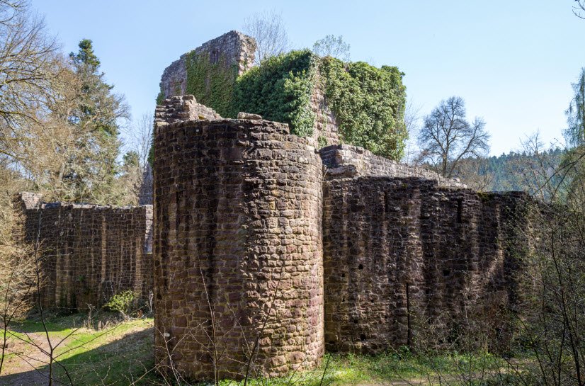 Burgruine Waldeck, Lorch, Hesse, Germany
